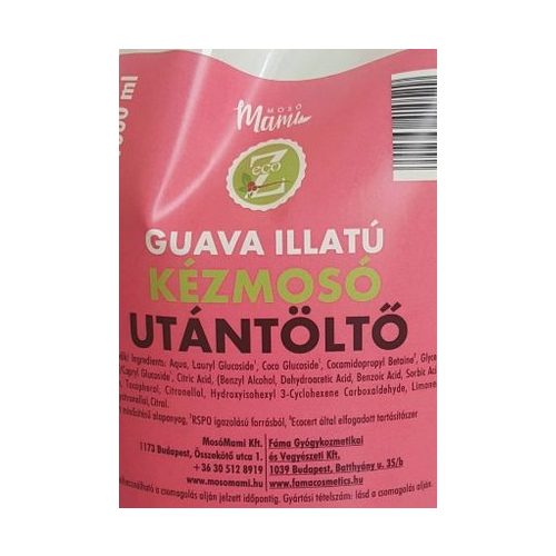 Bio Öko kézmosó folyékony szappan guava illattal kimért