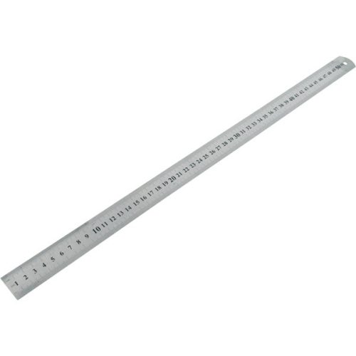EXTOL CRAFT vonalzó, 100 × 3 cm, rozsdamentes acél; mindkét oldalán mm-es beosztás