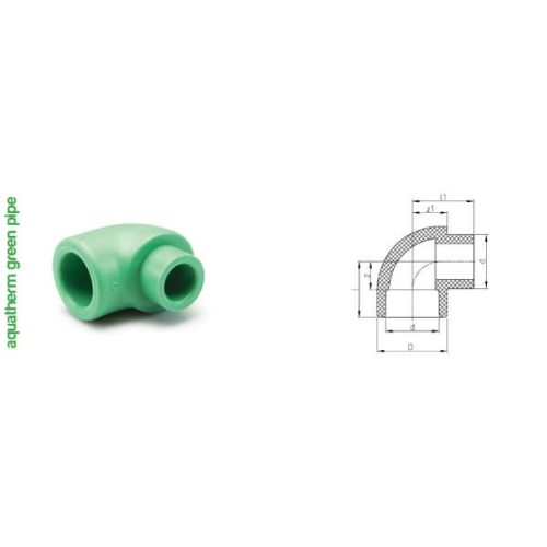 AQUATHERM 90°-os könyök KB 20mm