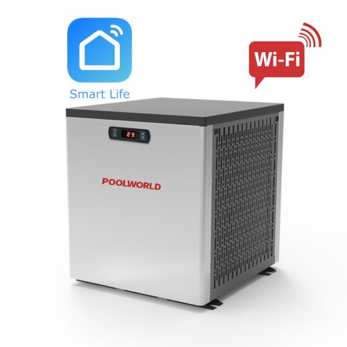 Poolworld Mini Pro hőszivattyú +WiFi A27°C/W26°C 5.5kW COP5.4