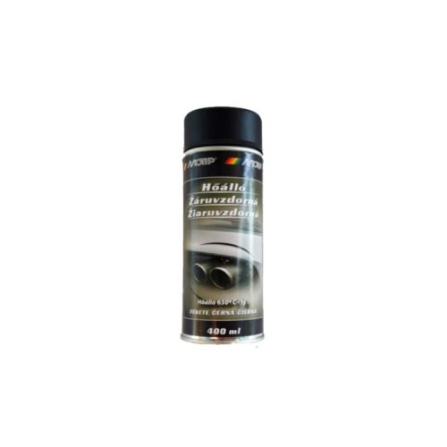 TES4031 Motip - Hőálló fekete, festék spray, TES4031, 400 ml