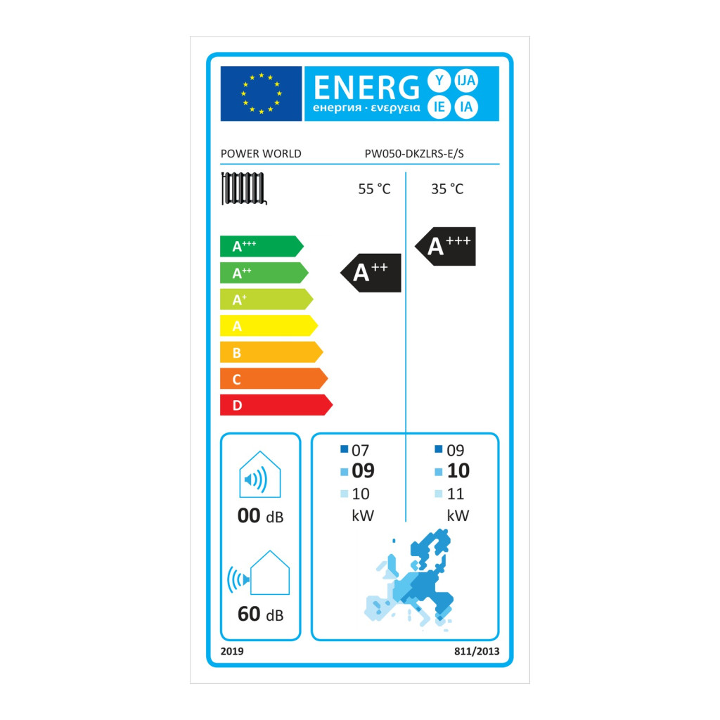 Energiacímke PW050-DKZLRS-E/S